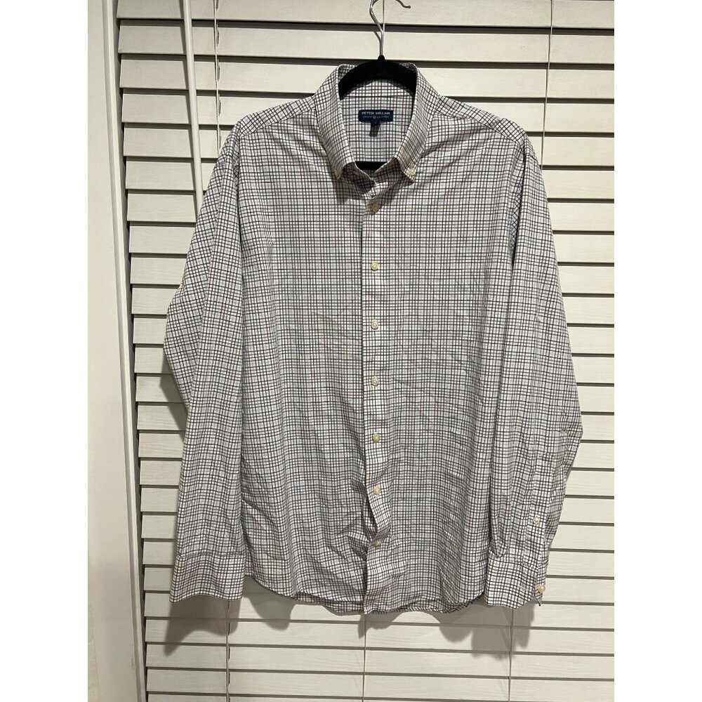 Peter Millar‎ Crown Crafted Long Sleeve Button Up Shirt - Size - L